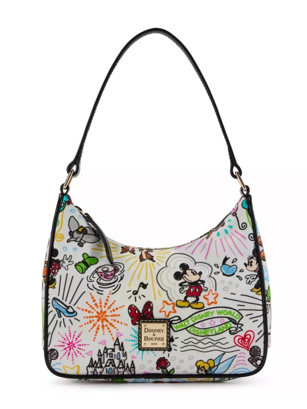 Disney Sketch Dooney & Bourke Baguette Bag